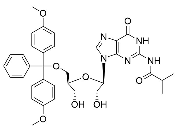 5'-O-(4,4'-二甲氧基三苯甲基)-N2-異丁?；?2'-鳥苷